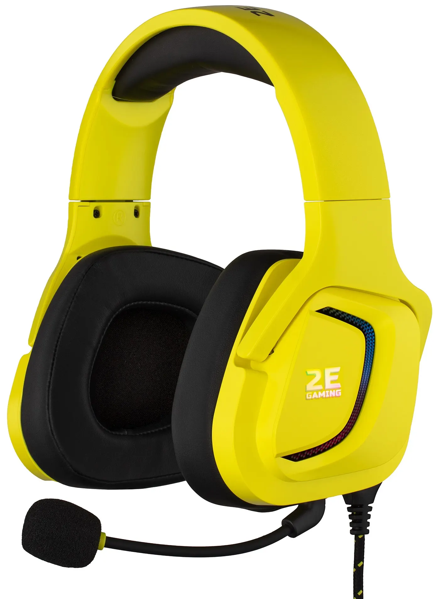 ყურსასმენი 2E GAMING Headset HG340 RGB USB 7.1 Yellow