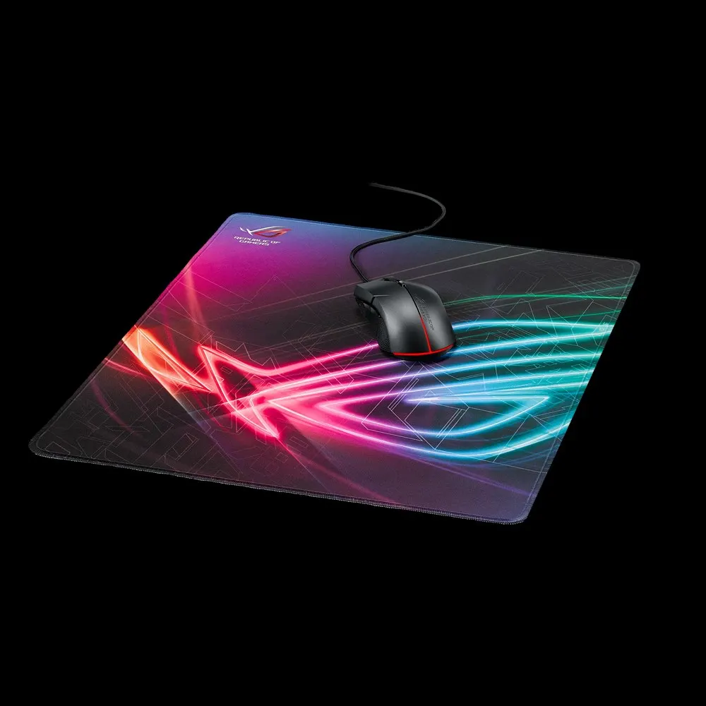 მაუს პადი ASUS Mouse Pad ROG Strix Edge, L (450x400x2mm), multicolored