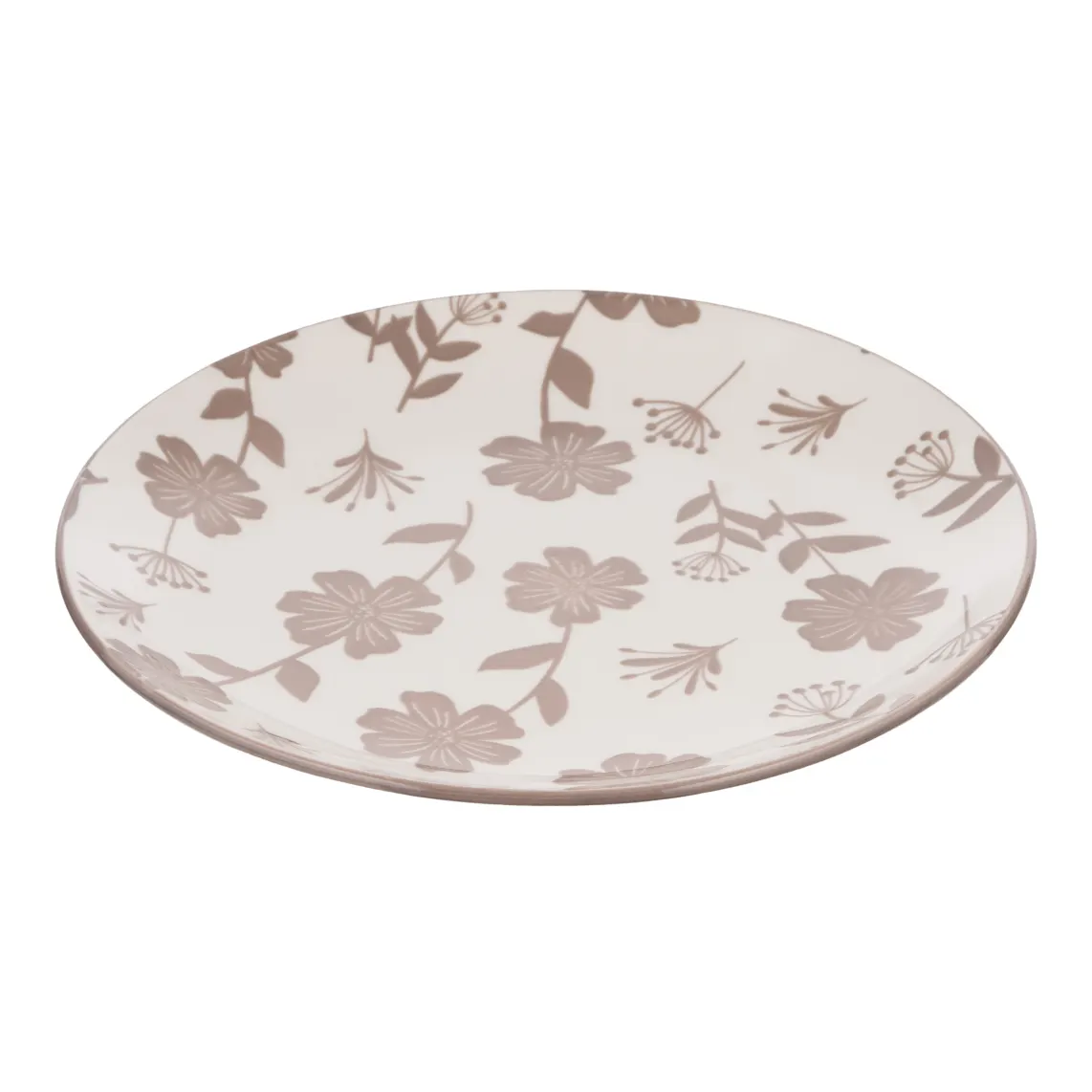 Dessert plate ARDESTO Ravenna, 19cm, porcelain, white-beige