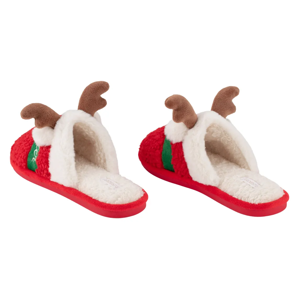 Ardesto Home shoes Christmas 38/39 size, 100% polyester, sole 100% rubber, red