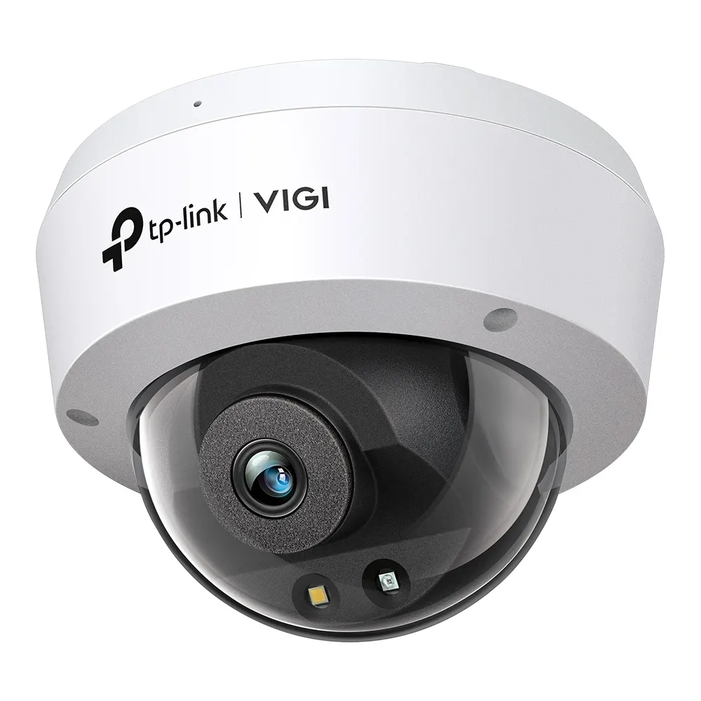 IP კამერა TP-Link VIGI C240 Full-Color Dome Network Camera - 4MP, 2560 × 1440, 2.8mm Lens, 113° Diagonal Viewing Angle, Full-Color Night Vision, IR Cut Filter, RJ-45, IP67 Waterproof, IK10 Vandal-Proof, PoE/12V DC