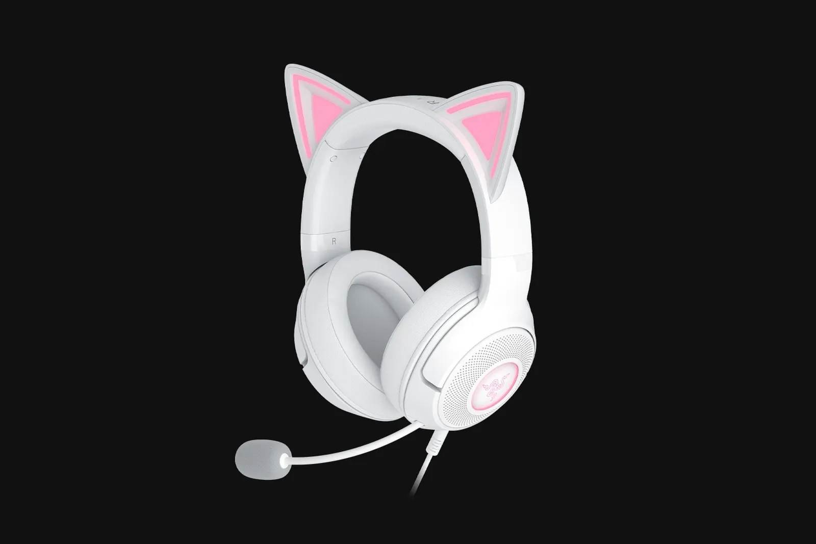 ყურსასმენი Razer Headset Kraken Kitty V2, 7.1, RGB, USB-A, white