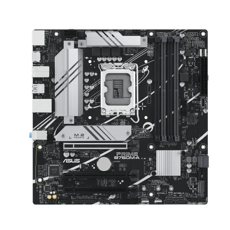 დედაპლატა ASUS Motherboard PRIME B760M-A-CSM s1700 B760 4xDDR5 M.2 HDMI DP mATX CSM