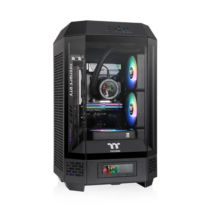 Thermaltake, The Tower 250 Mini Tower Chassis Case Black.