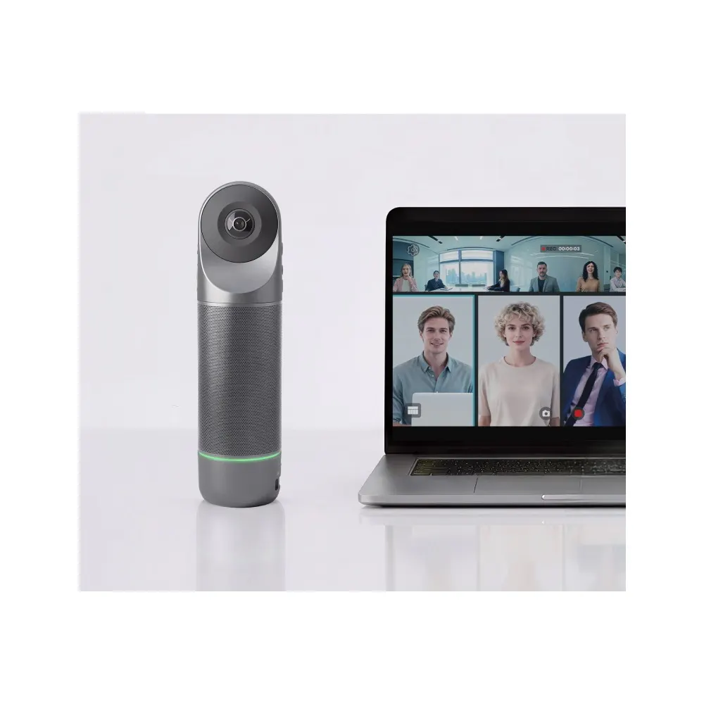 Conference camera Kandao Meeting Pro 2 MT0901, 4K UHD, RJ45, HDMI, USB, Type-C, Bluetooth, WiFi, 360° All-in-one AI Conference Device, Black