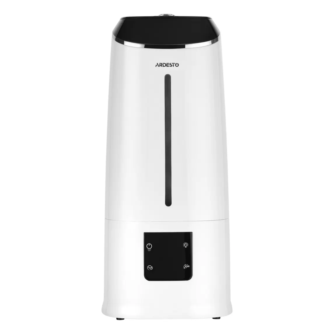 ჰაერის დამატენიანებელი ARDESTO Air humidifier ultrasonic, 40m2, 6.5l, 390ml/h, electric. control, remote control, top. water bay, display, white