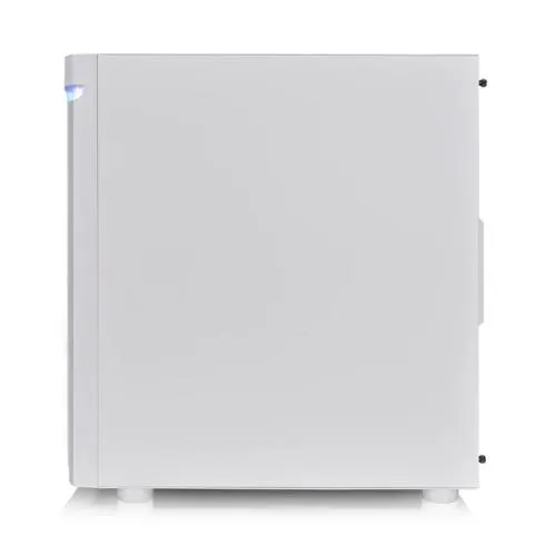 Thermaltake, H590 TG Snow ARGB Mid Tower Chassis Case White.