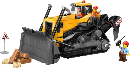 კონსტრუქტორი LEGO City Yellow Bulldozer 60466