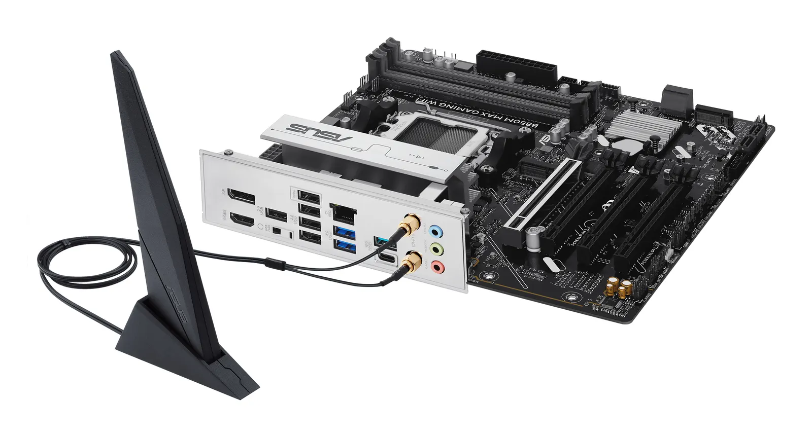 დედაპლატა ASUS Motherboard B850M MAX GAMING WIFI sAM5 B850 4xDDR5 M.2 HDMI DP WiFi BT mATX