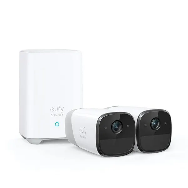 სმარტ კამერა Eufy EufyCam 2 White - 1920 x 1080, Wi-Fi, 140° Viewing Angle, 365-day battery life, 16GB, IP67 Waterproof