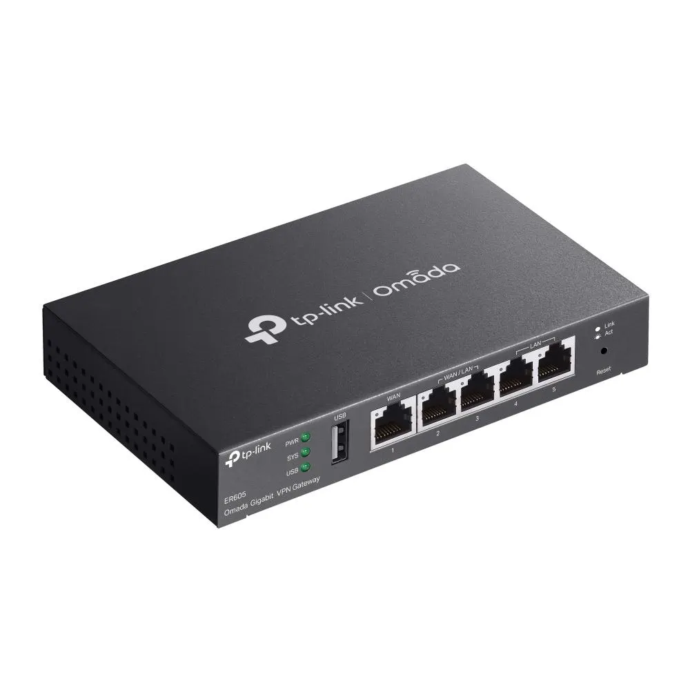 TP-Link, ER605, Omada Gigabit VPN Router