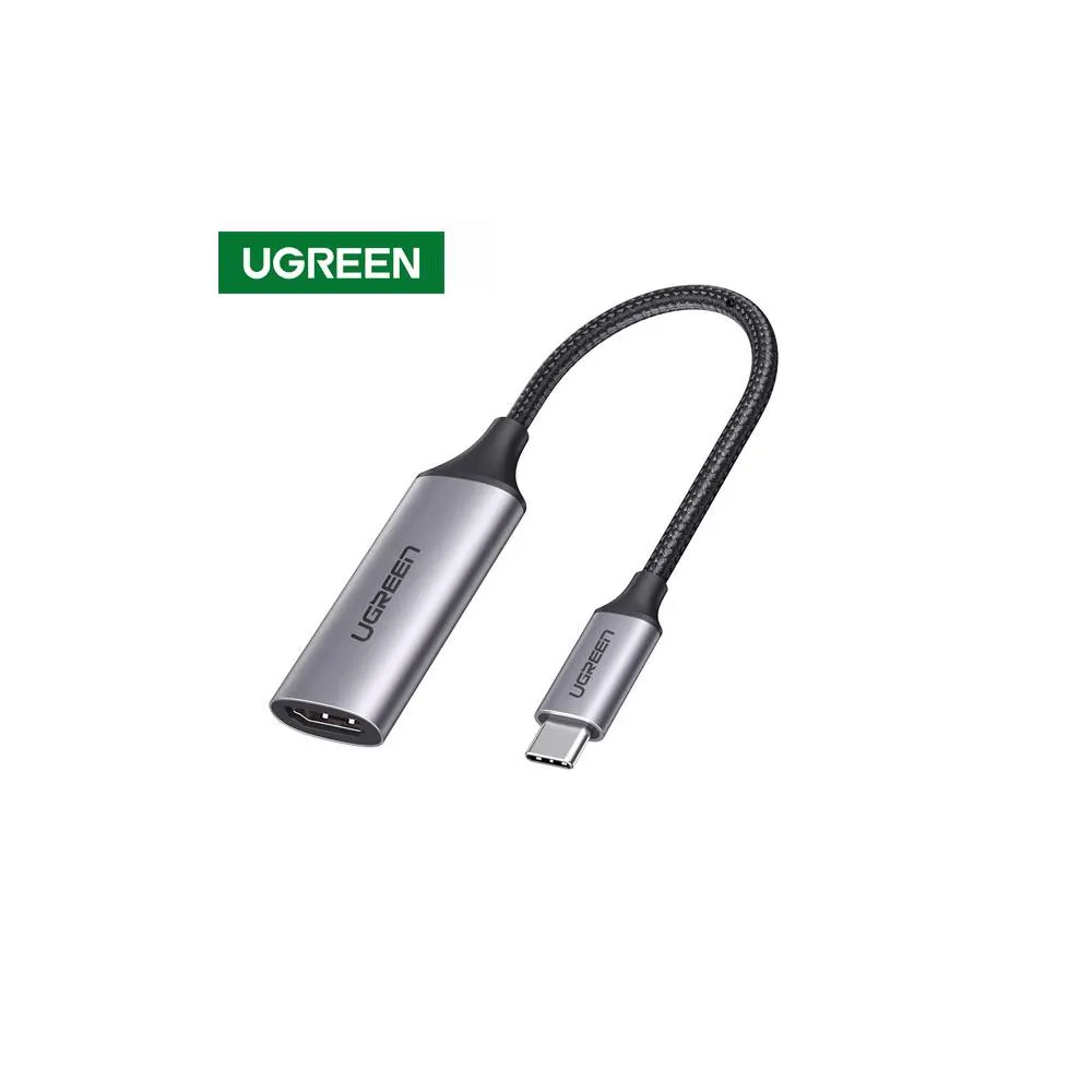 USB ადაპტერი UGREEN CM297 (70444), Type-C to HDMI Convertor, Gray