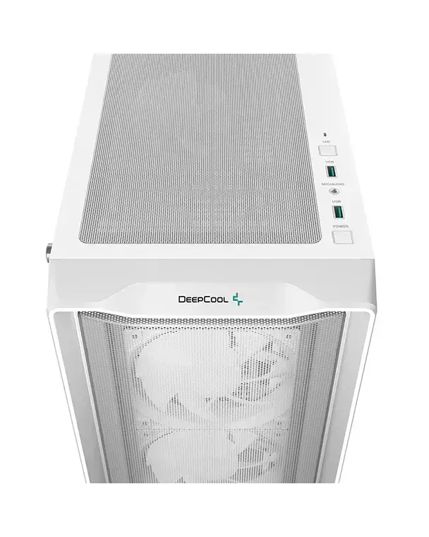ქეისი Deepcool, CC560 MESH V2 WH, CASE, ARGB, White.