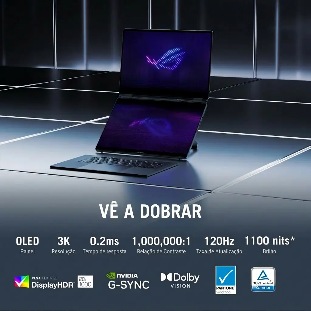 ASUS ROG Zephyrus Duo 16 OLED GX651AR-SR032W, 16", U9-386H, 32GB, 1TB, Stellar Grey