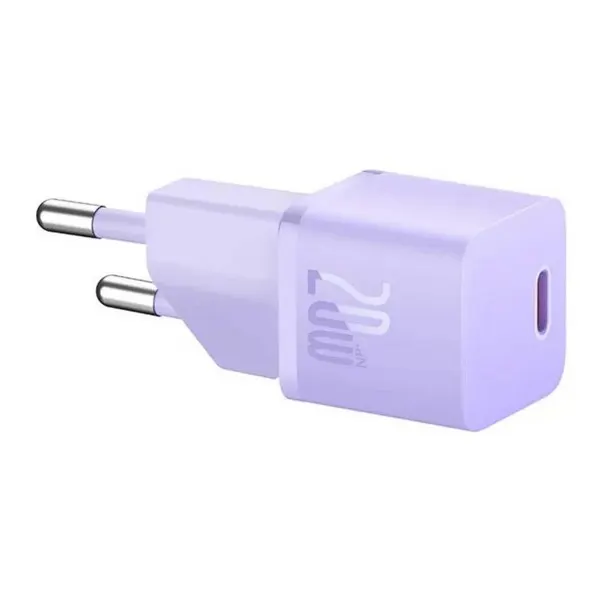 დამტენი Baseus GaN5 Mini Fast Charger 20W Purple