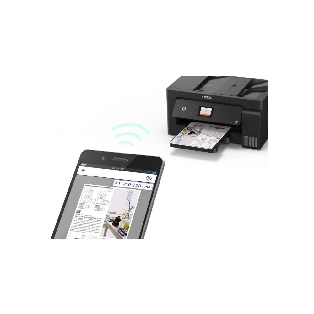 პრინტერი Epson L14150 (C11CH96404) Smallest 4-in-1 MFP with A3 document printing, front-facing ink tanks and Wifi and Ethernet printing