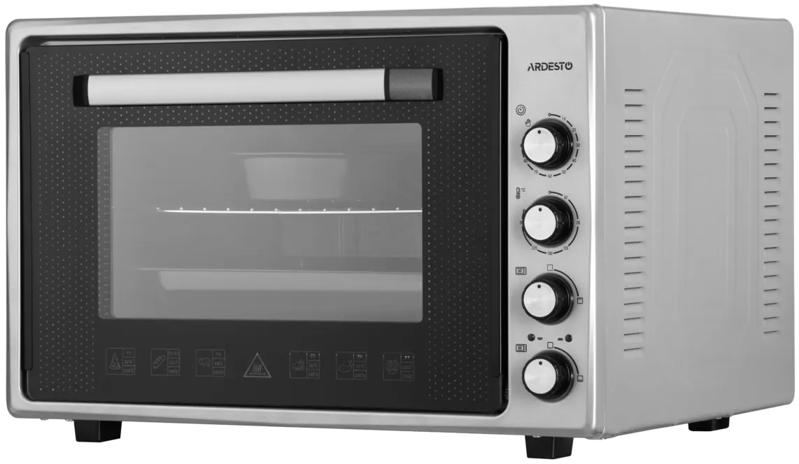 ელექტრო ღუმელი ARDESTO Electric oven ARDESTO, 70L, 2000W, mech., double glass, inox