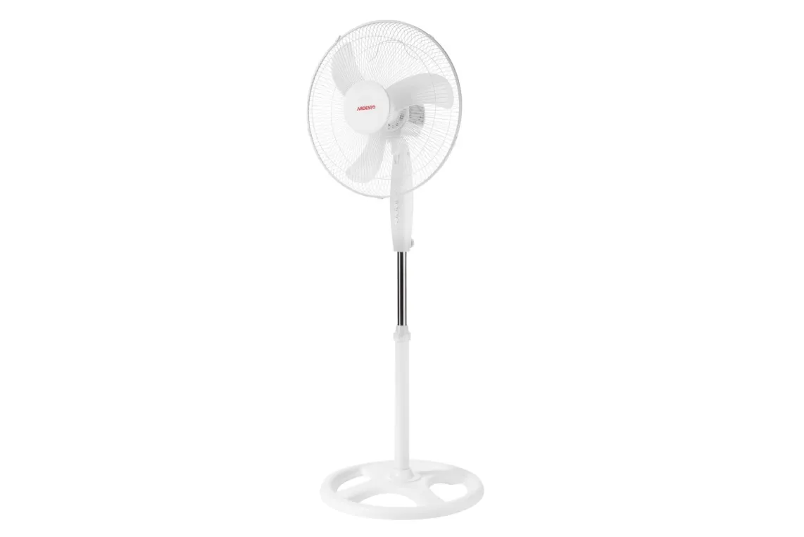 ვენტილატორი Ardesto FN-1608RW fan with mechanical control, round support, white