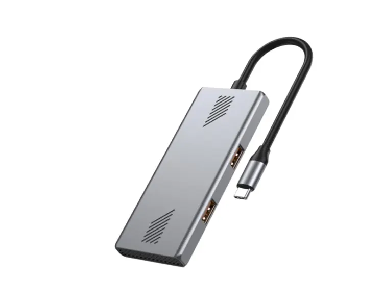 USB ჰაბი Gembird UHB-CM-U310-A2C2-01 4-port A+C USB 3.2 (Gen 2) USB-C Hub