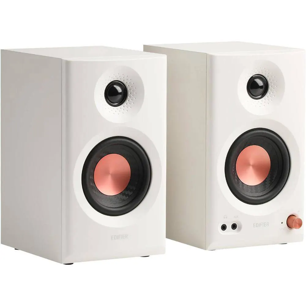 დინამიკი Edifier MR3, 36W, TRS, RCA, AUX, Bluetooth, Powered Studio Monitor Speakers, White