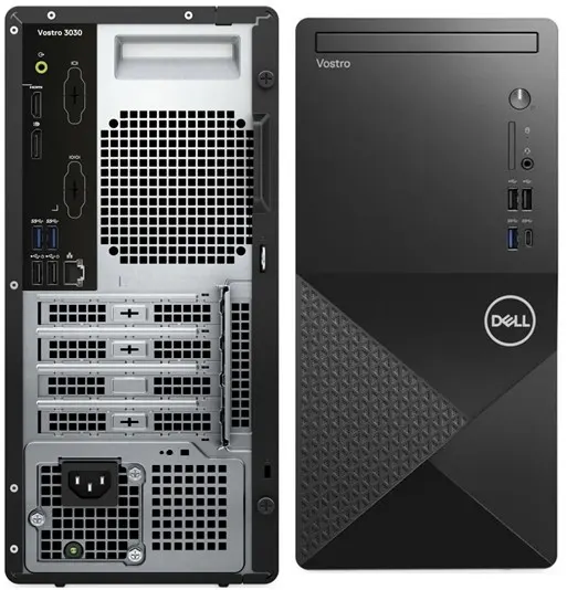 Dell Vostro 3030 MT, DELL, PC, Core i5-14400/8GB/512GB SSD/Intel UHD 730/WLAN + BT/1xHDMI,1xDP, Kb/Mouse/180W PSU/Ubuntu/3Yr