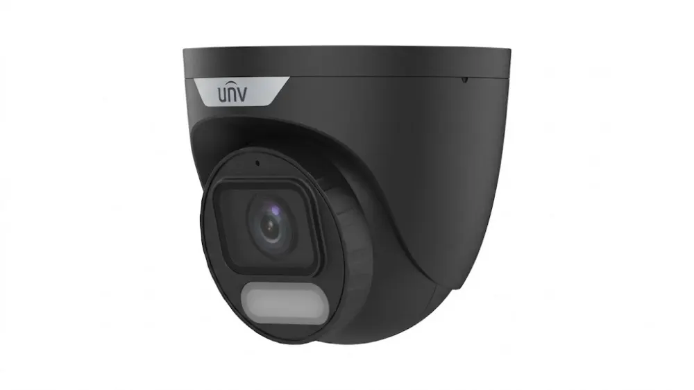 IP Camera - 4MP, 2.8mm, Turret, UMD, Mic, SD, Wise-ISP, Uniview IPC3624LE-ADF28K-WP-BLACK