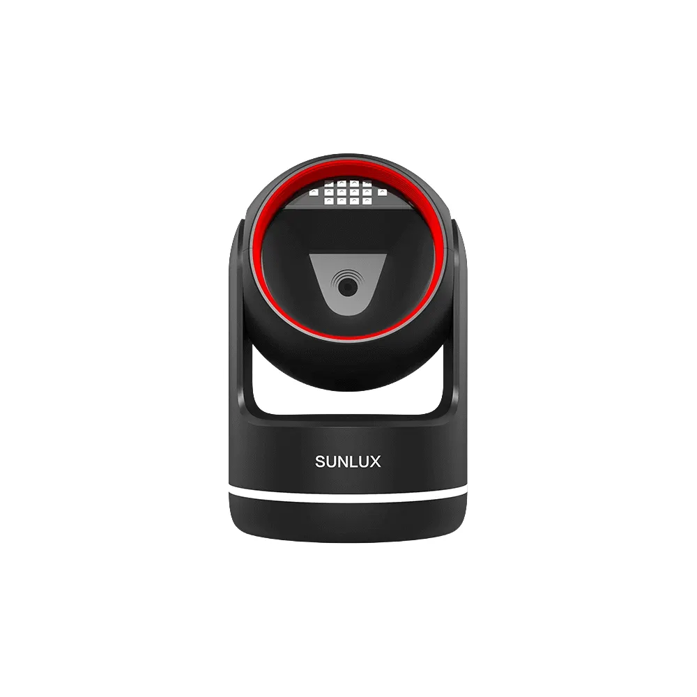 ბარკოდის სკანერი Sunlux XL-2610A, USB-HID, RS-232, USB-VCP, Barcode Desktop Scanner, Black