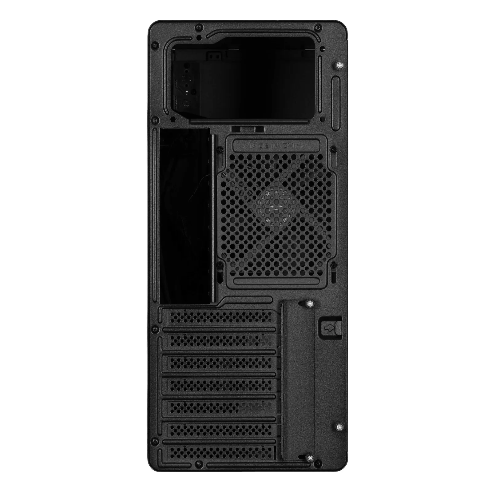 PC case 2E Credo V500B without PSU, 1xUSB3.0, 1x USB 2.0, 1xUSB Type-C, 1x120mm, VGA 310mm, ATX, black