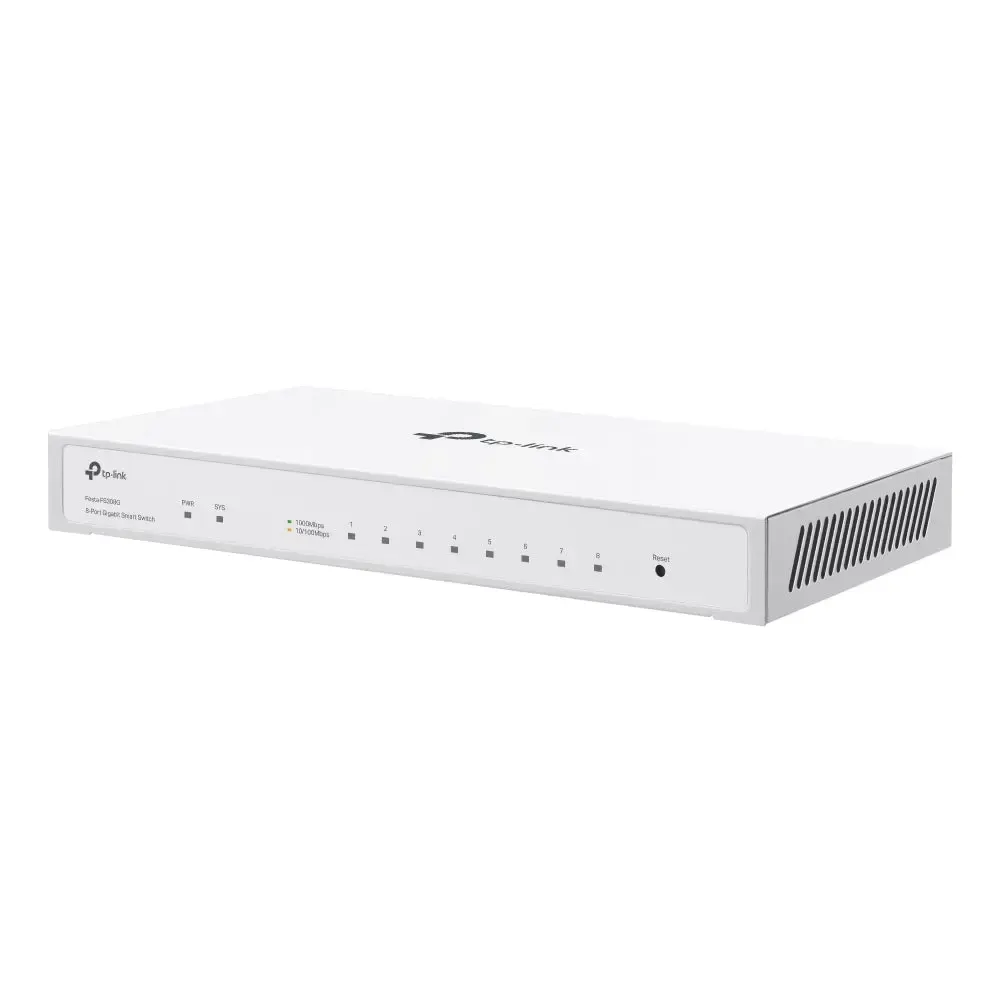 TP-Link, Festa FS308G, 8-Port 10/100/1000Mbps Smart Switch, Supports PoE input