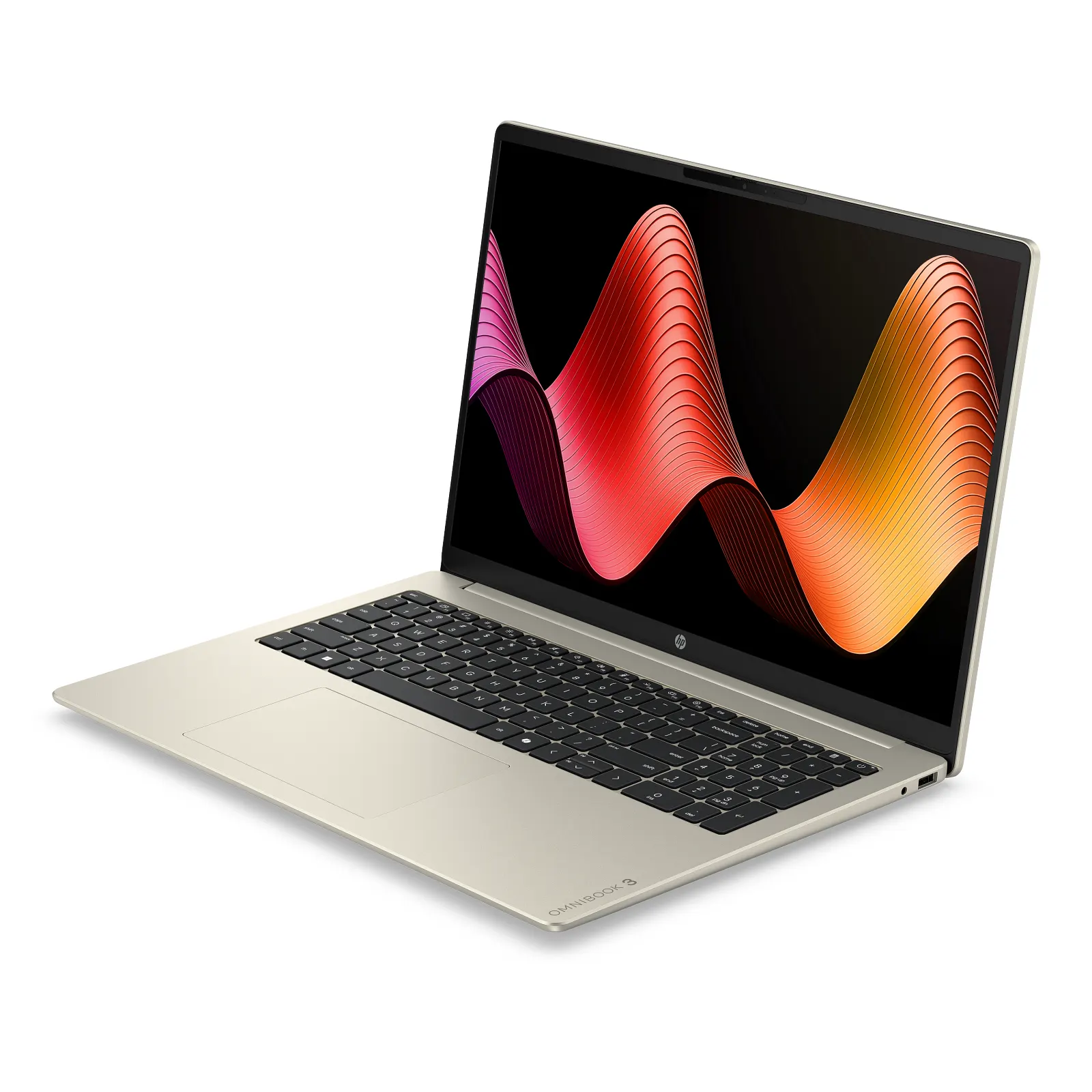 HP OmniBook 3 16 16-by0141ci, 16", R3-7320U, 8GB, 512GB, Warm Gold