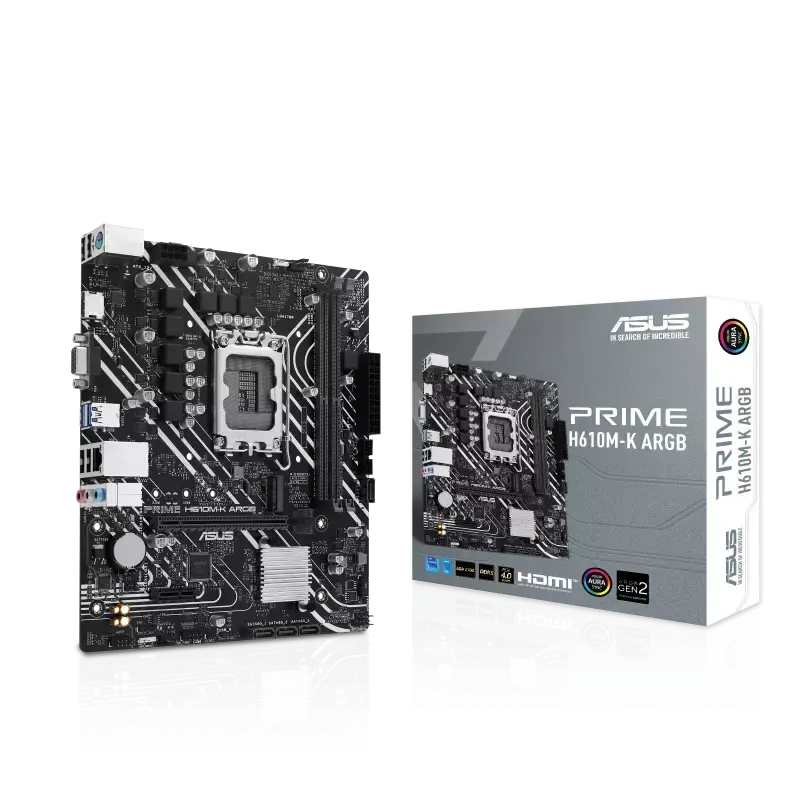 დედაპლატა ASUS, PRIME H610M-K ARGB
