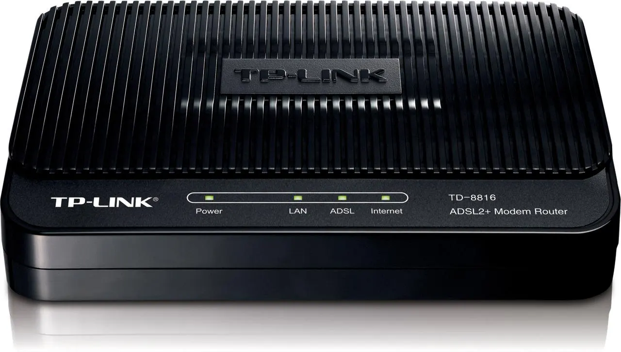 TD-8816, TP-Link, 1 ethernet ADSL2+ Modem Router power 5v1a