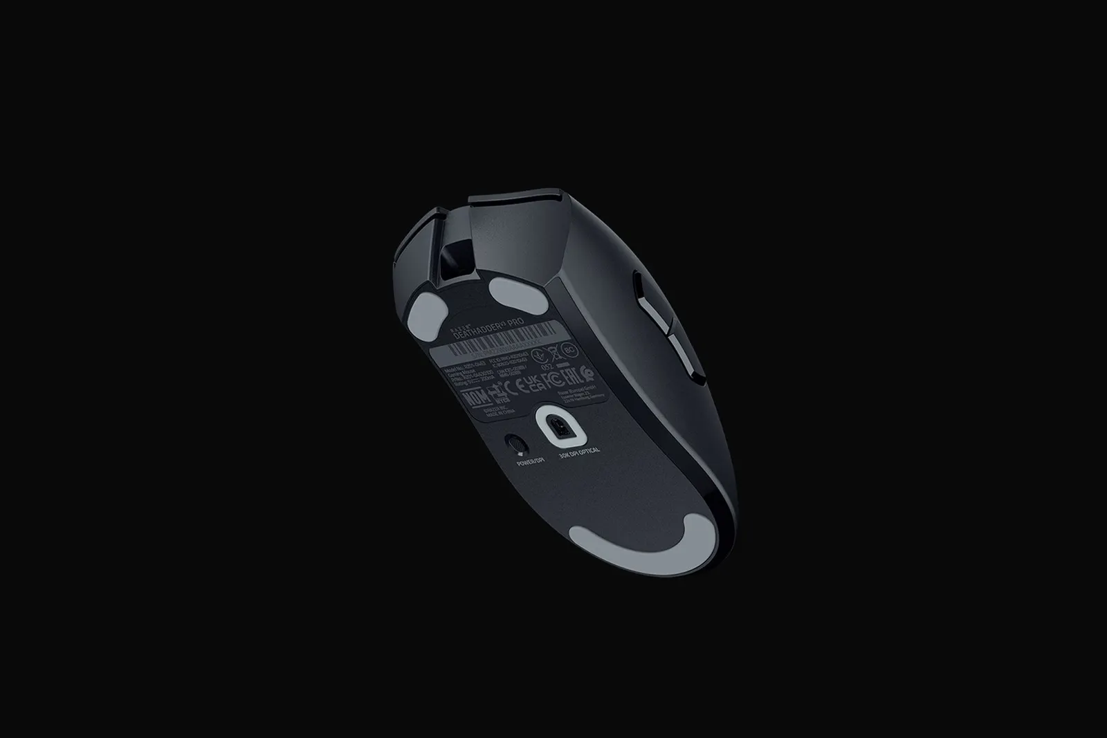 მაუსი Razer Mouse Deathadder V3 Pro, USB-A/WL/BT, black