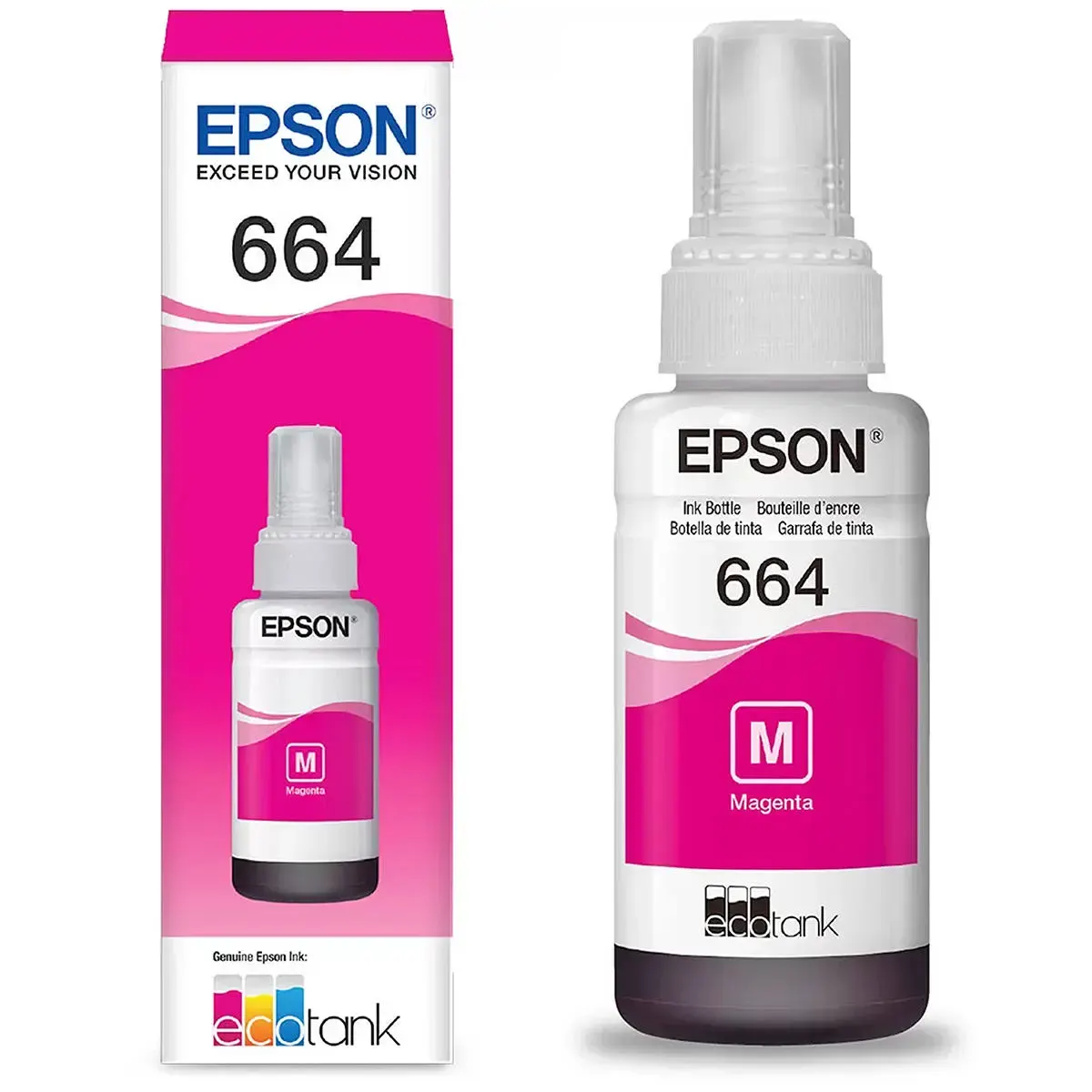 EPSON, 664 Magenta Ink Bottle C13T66434A