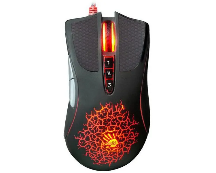 მაუსი A4tech Bloody A90 LIGHT STRIKE RGB Gaming Mouse Black