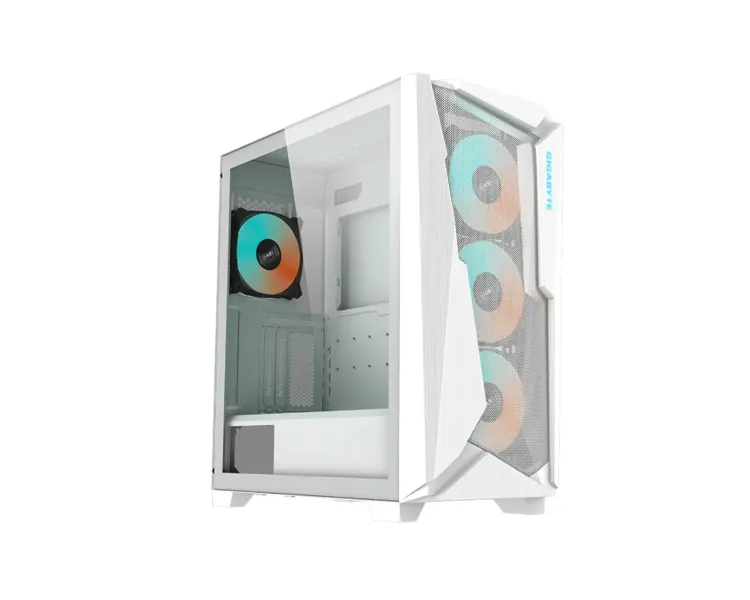 ქეისი Gigabyte C301GW 4x120mm ARGB Fans Mid Tower White