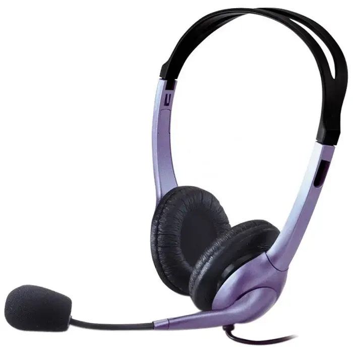 Genius, HS-04S Headset Blue (2x - 3.5 mm jack)