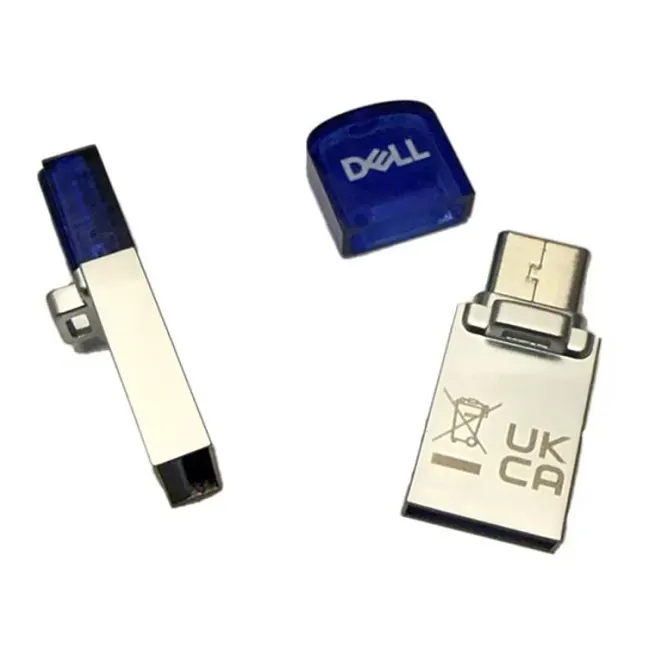 Dell 64GB 3.2 Type A/C Combo Flash Drive - Detachable Cap