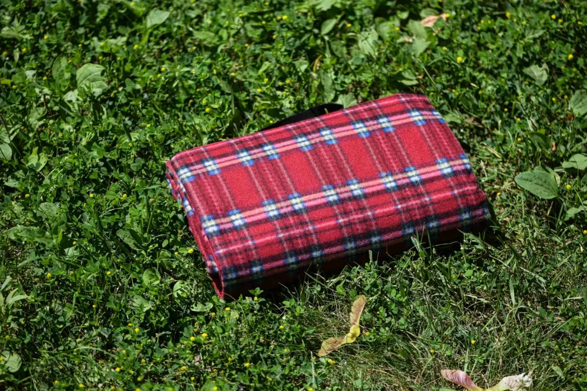 პლედი Ardesto Blanket Picnic 130x170cm, 100% polyester, red tartan
