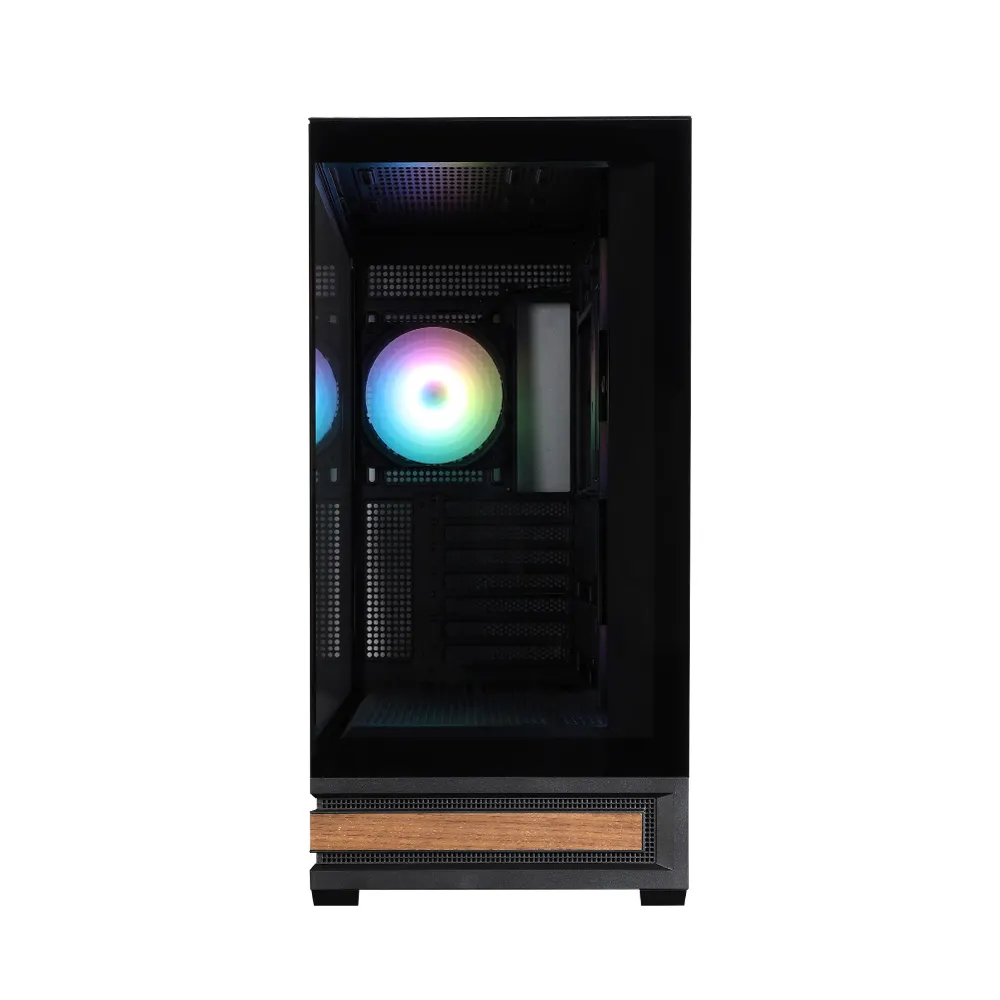 Zalman PC case P40 NAMU without PSU, 2xUSB3.0, 1x Type C, 3x120mm ARGB Reverse, 1x120mm ARGB, VGA 420mm, LCS ready, TG Side/Front Panel, ATX, black
