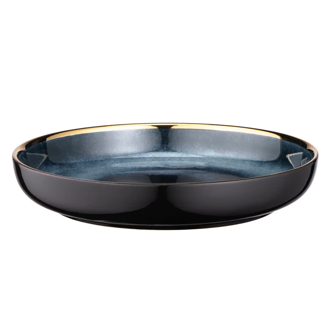თეფში Ardesto Deep plate Andria, 21.1cm, ceramics, blue-gray