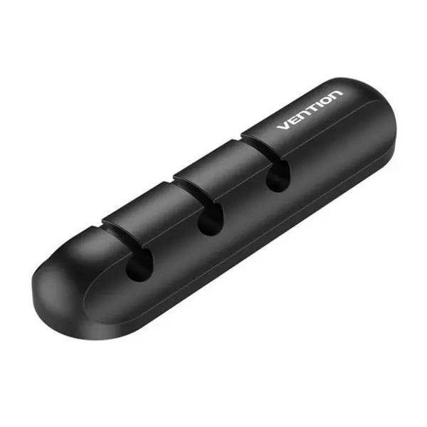 კაბელის ორგანაიზერი Vention 3 Ports Desktop Cable Manager Black 2 Pack