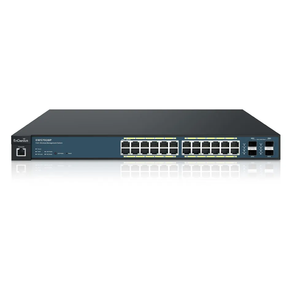 50AP Wireless Management 24-port GbE PoE.Switch at 185W 4SFP L2 19i