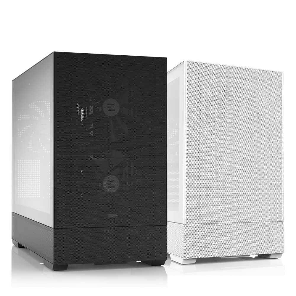 ქეისი Zalman PC case P30 Air without PSU, 1xUSB3.0, 1xUSBType-C, 3x140mm ARGB, VGA 392mm, LCS ready, TG Side Panel, mATX, black