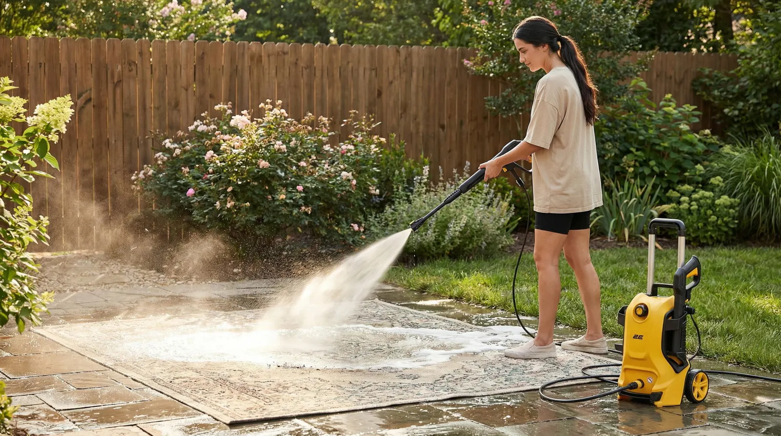 წნევით სარეცხი 2E High pressure washer 2E AquaClean 150plus 2000W 150bar 450l/h hose 8m patio brush 8.84 kg