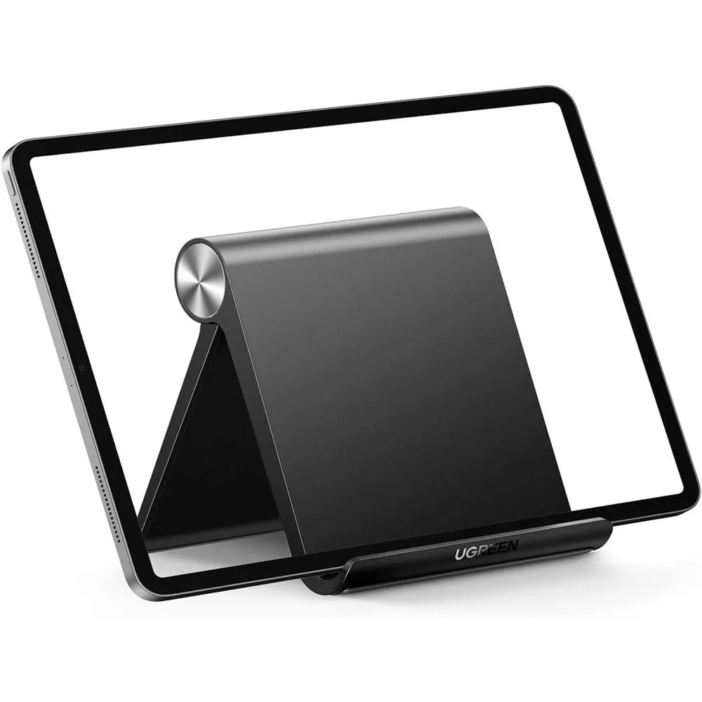 Tablet holder UGREEN LP115 (50748), Multi Angle Adjustable Portable Stand, Black