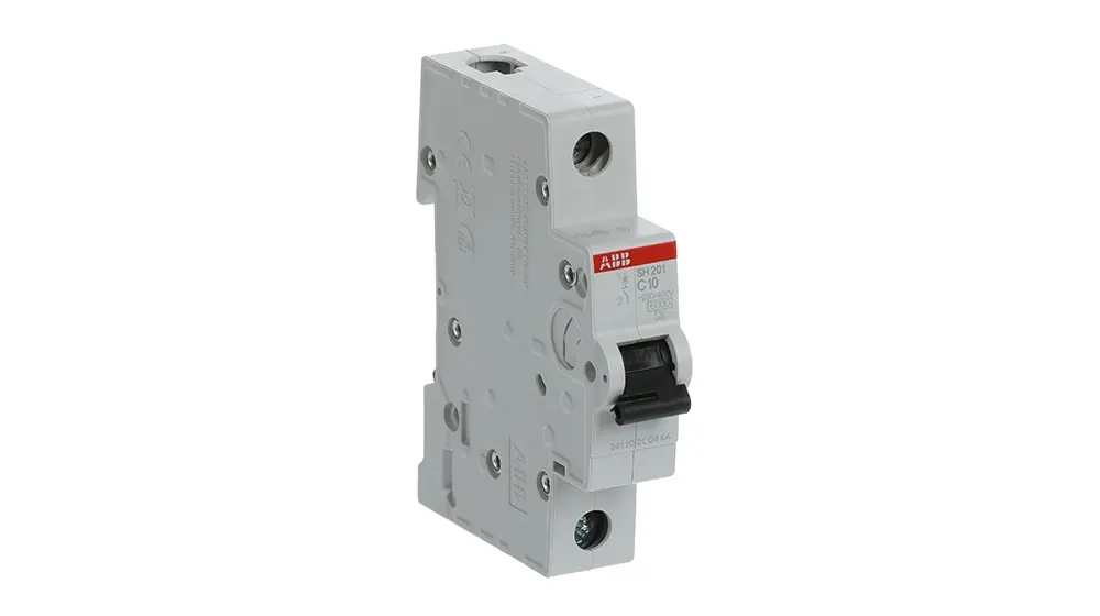 ავტომატური ამომრთველი - 10A 6KA 1P C, ABB SH201-C10