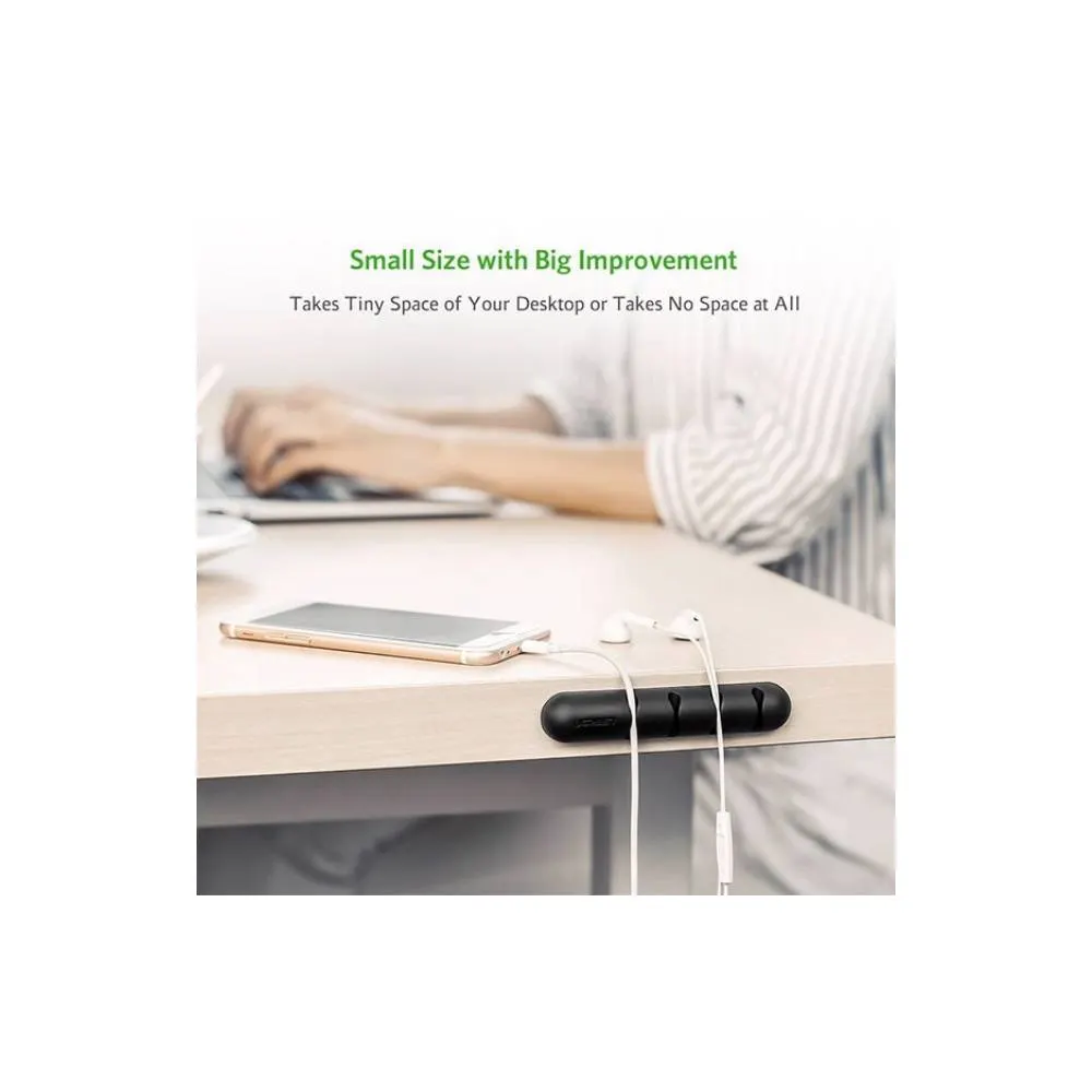 Cable manager UGREEN LP114 (30762), Cable Organizer, 2Pcs, Black