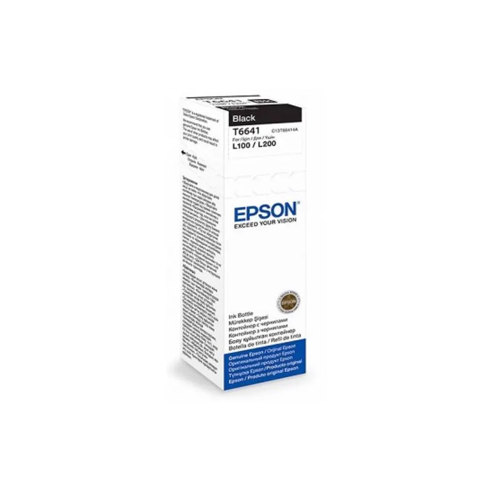 Epson კარტრიჯის მელანი L100/L200 Black ink bottle 70 ml