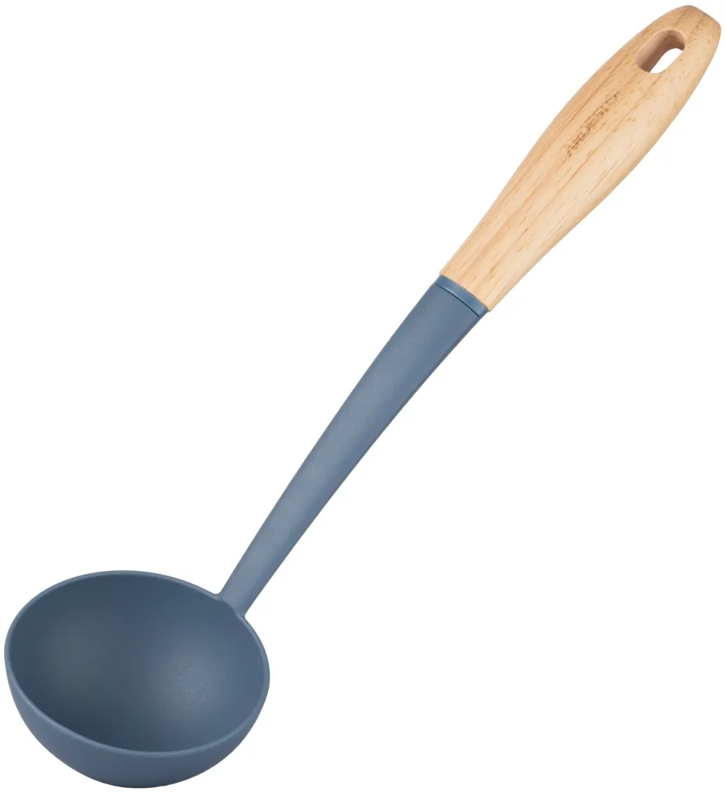 ჩამჩა Ladle ARDESTO Midori, 31.5cm, nylon, wood, blue
